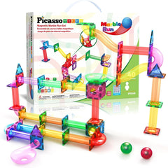 Picasso Magnetic Marble Run 40-Pieces