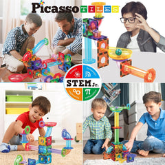 Picasso Magnetic Marble Run 60-Pieces