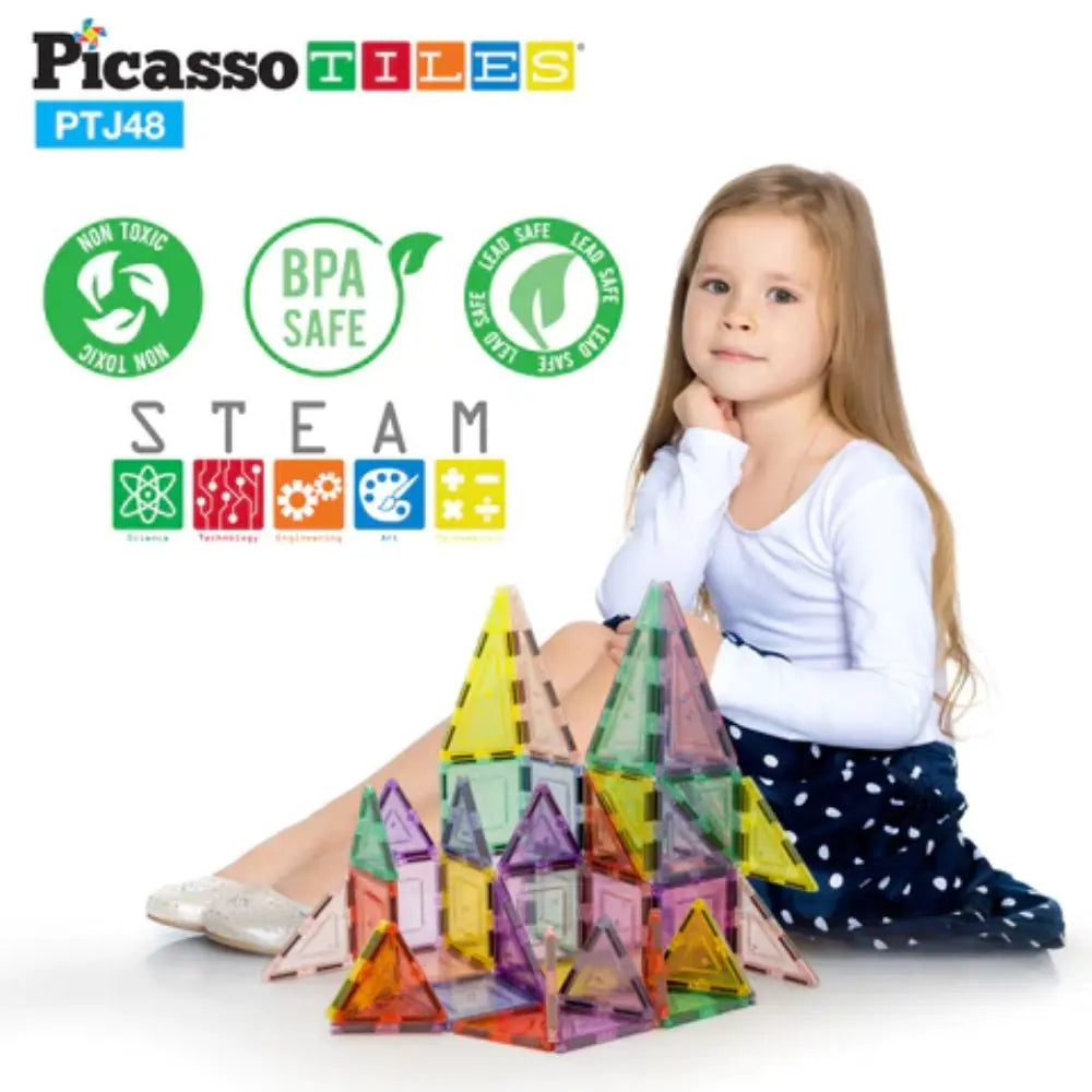 Picasso Magnetic Pastel Glitter 48Pcs