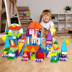 Picasso Magnetic Brick Blocks Toy Tile Combo Pack 12-Pieces