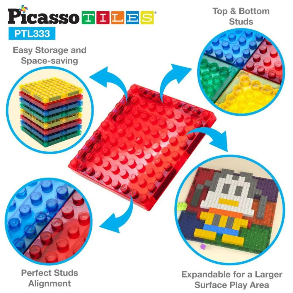 Picasso Magnetic Bricks+Tiles 333-Pieces
