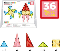 Picasso Magnetic Mini Diamond Building Set 36-Pieces