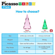 Picasso Magnetic Mini Diamond Building 40-Pieces