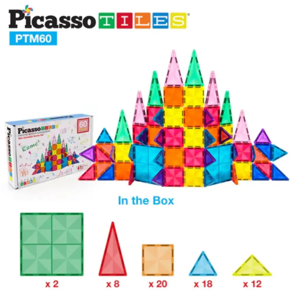 Picasso Mag. Mini Diamnd Buildng 60-Pieces