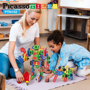 Picasso Magnetic Engineering Construction Building Set 152-Pieces