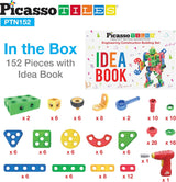 Picasso Magnetic Engineering Construction Building Set 152-Pieces