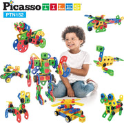 Picasso Magnetic Engineering Construction Building Set 152-Pieces