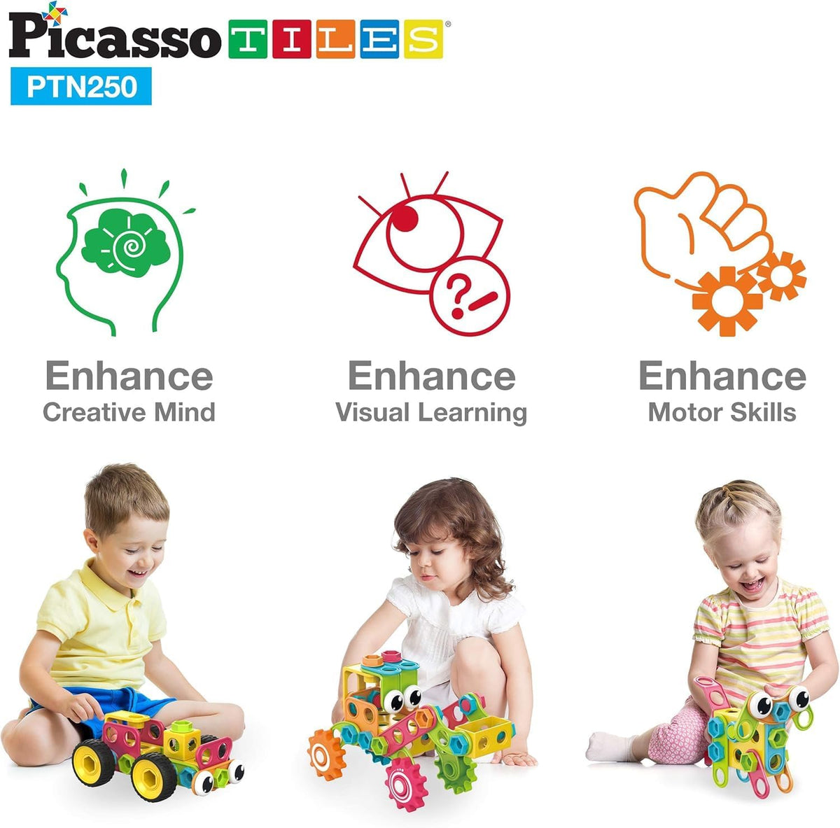Picasso Magnetic Engineering Building Set 250-Pieces