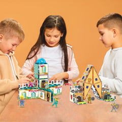 Picasso Magnetic Tiles Medieval Castle Theme 70-pieces