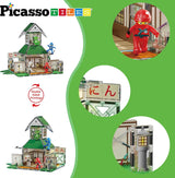 Picasso Magnetic Tiles Ninja Dojo 64-Pieces
