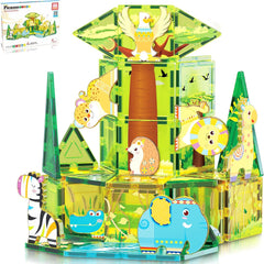Picasso Magnetic Tiles Safari Set 46-Pieces
