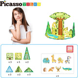 Picasso Magnetic Tiles Safari Set 26-Pieces