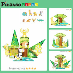 Picasso Magnetic Tiles Safari Set 26-Pieces