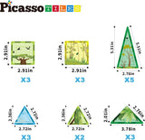 Picasso Magnetic Tiles Safari Set 26-Pieces
