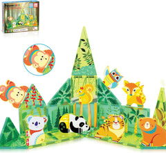 Picasso Magnetic Tiles Forest Animal Set  26-Pieces