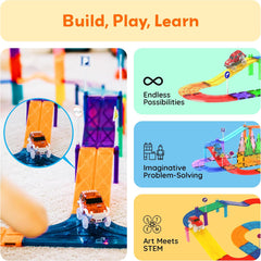 Picasso Magnetic Tiles Slope Race Track 6-Pieces