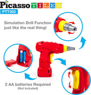 Picasso Magnetic Led Race Car Educational Constructable Kit 30-Pieces
