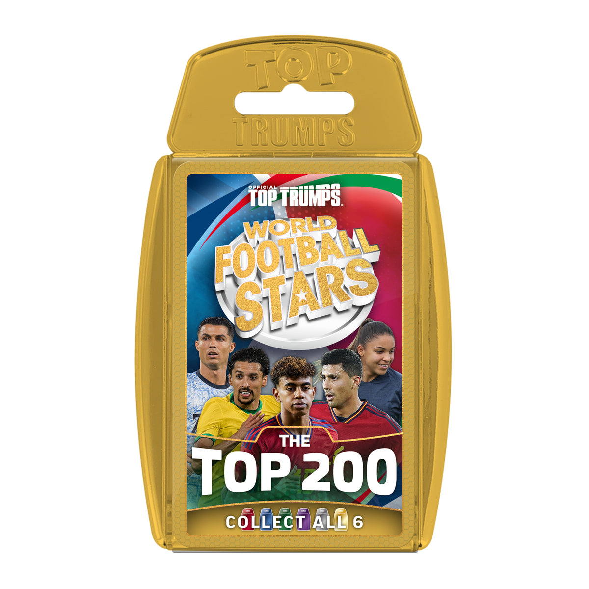 Top Trumps World Football Stars 200 Gold Edition Card Game