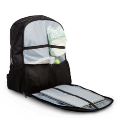 Childhome Daddy Backpack Black Large Baby Diaper Backpack Bag