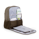 Childhome Daddy Backpack Kaki Canvas Large Baby Diaper Backpack Bag