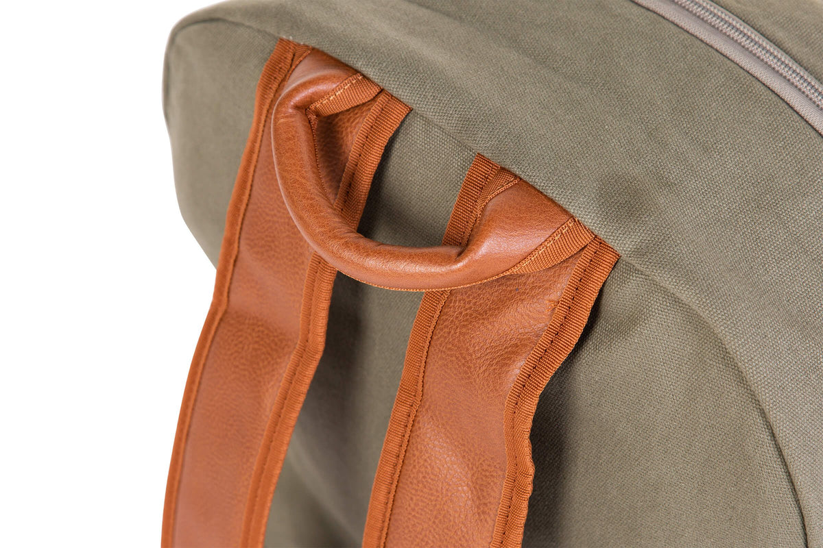 Childhome Daddy Backpack Kaki Canvas Large Baby Diaper Backpack Bag