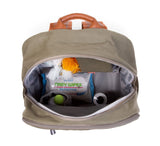 Childhome Daddy Backpack Kaki Canvas Large Baby Diaper Backpack Bag