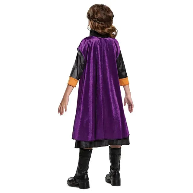 Disney Frozen Anna Classic Costume for Girls Dress Outfit, 4-6 Years