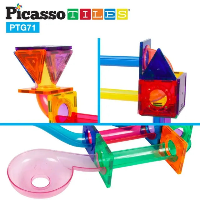 Picasso Magnetic Marble Run 71-Pieces