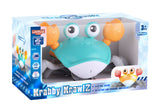 Demoz Robopetz Krabby Krawlz Interactive Crawling Crab Toy with Lights & Music Assorted Colours