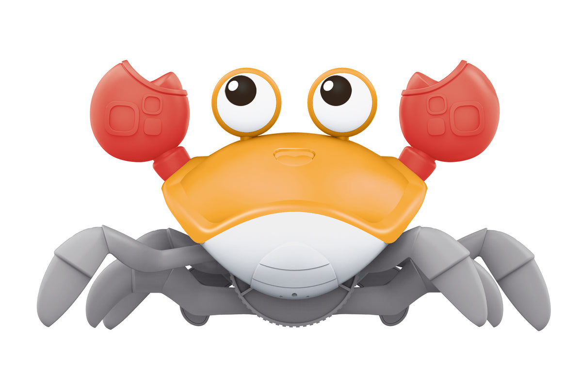 Demoz Robopetz Krabby Krawlz Interactive Crawling Crab Toy with Lights & Music Assorted Colours
