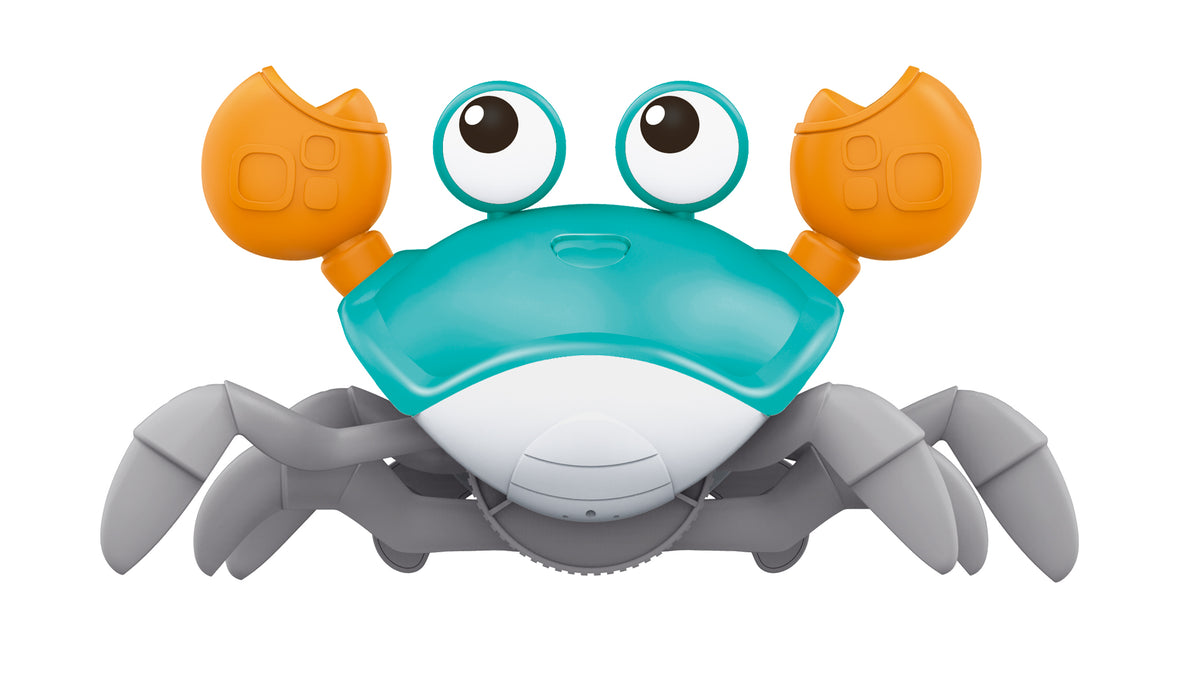 Demoz Robopetz Krabby Krawlz Interactive Crawling Crab Toy with Lights & Music Assorted Colours