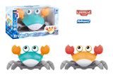 Demoz Robopetz Krabby Krawlz Interactive Crawling Crab Toy with Lights & Music Assorted Colours