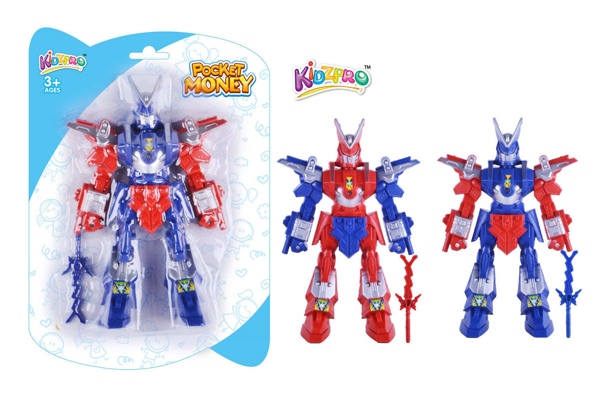 Kidzpro Battery-Operated Robot Toy with Lights 2 Assorted Designs, One Piece Sold at Random