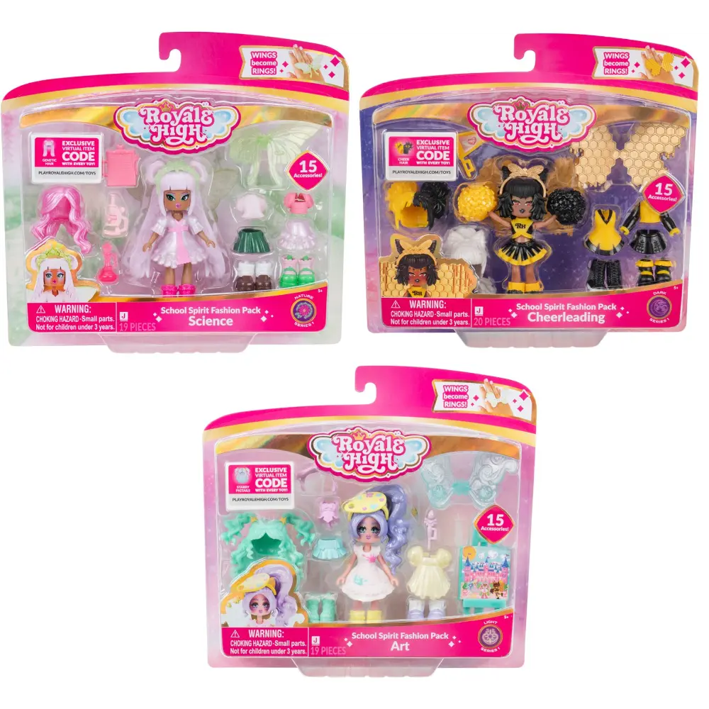 Royale High School Spirit Fashion 3 Inch Assortment - Sold per piece