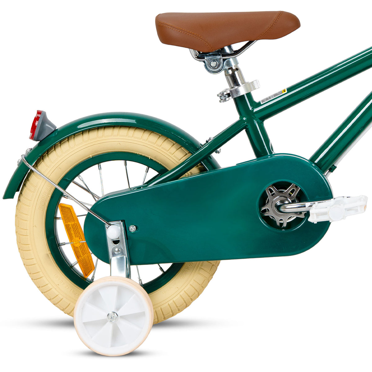 Rizz 12 Inch Green Kids Bicycle - Platinum Boys