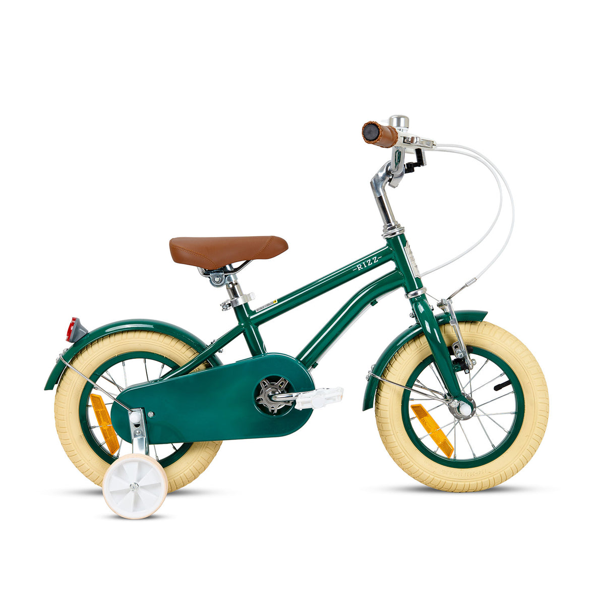 Rizz 12 Inch Green Kids Bicycle - Platinum Boys