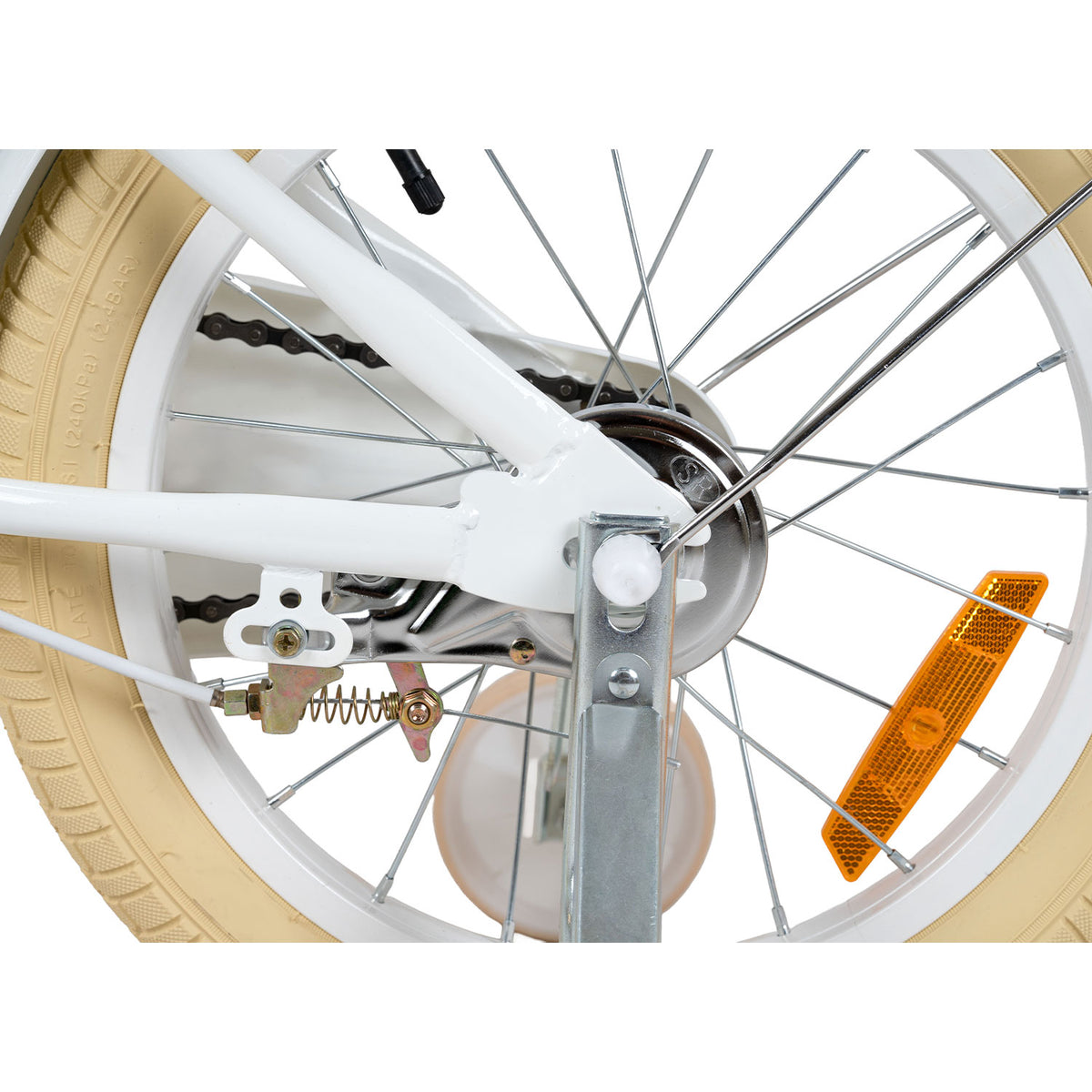 Rizz 12 Inch Green Kids Bicycle - Platinum Boys