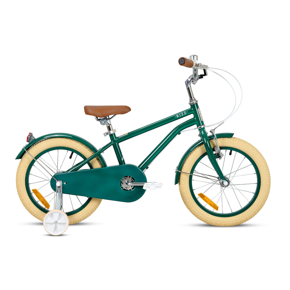 Rizz 14 Inch Green Kids Bicycle - Platinum Boys
