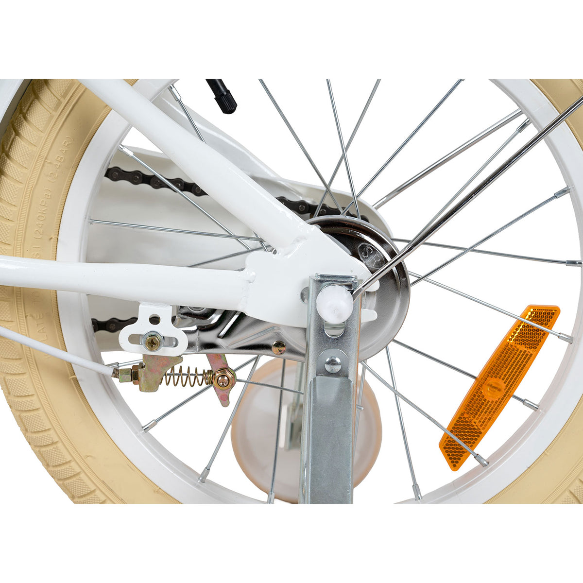 Rizz 14 Inch Green Kids Bicycle - Platinum Boys