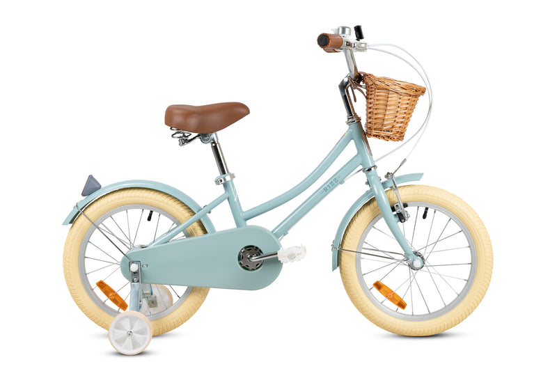 Rizz 14 Inch Gray Kids Bicycle - Platinum Girls