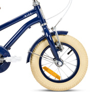 Rizz 12 Inch Navy Blue Kids Bicycle - Platinum Boys