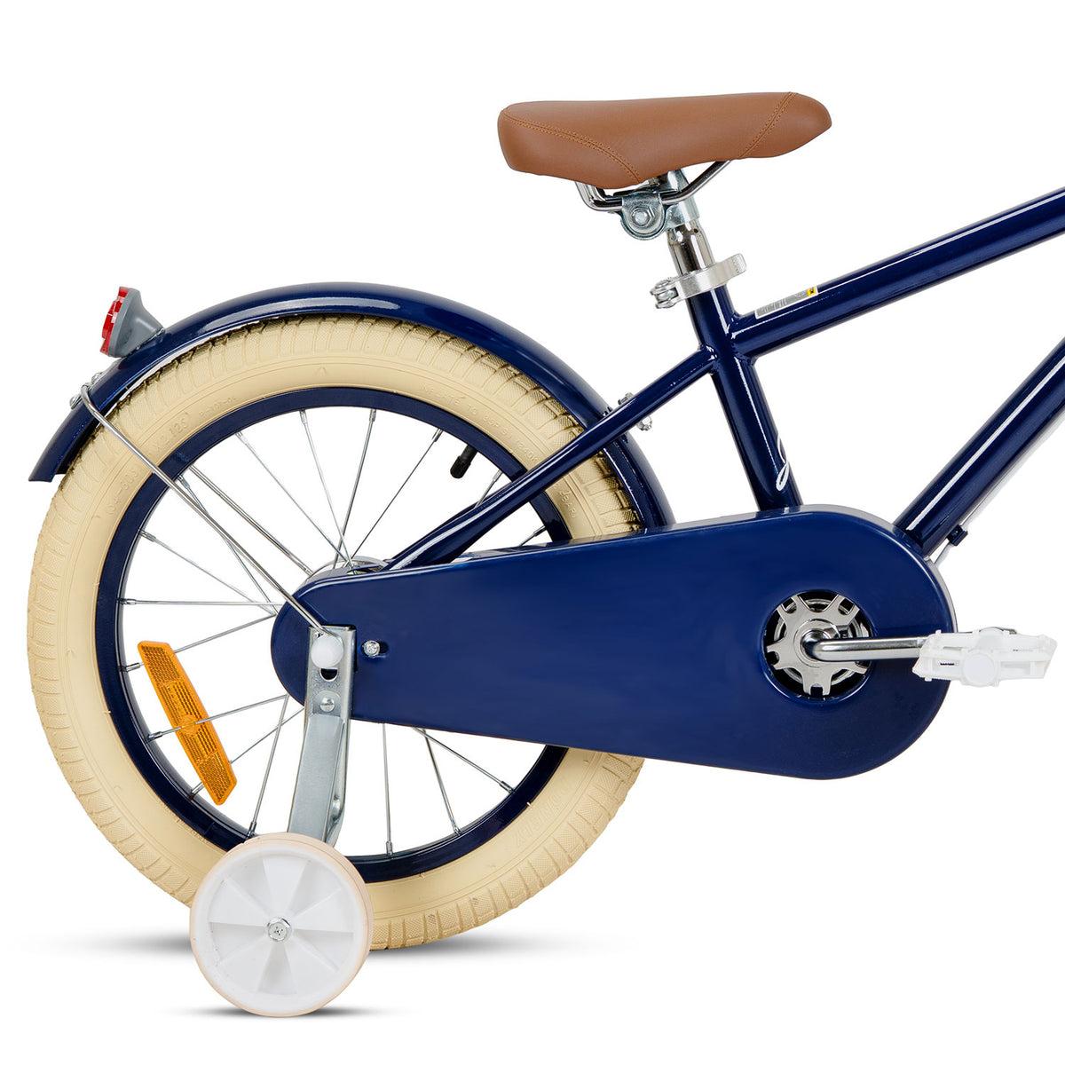 Rizz 14 Inch Navy Blue Kids Bicycle - Platinum Boys