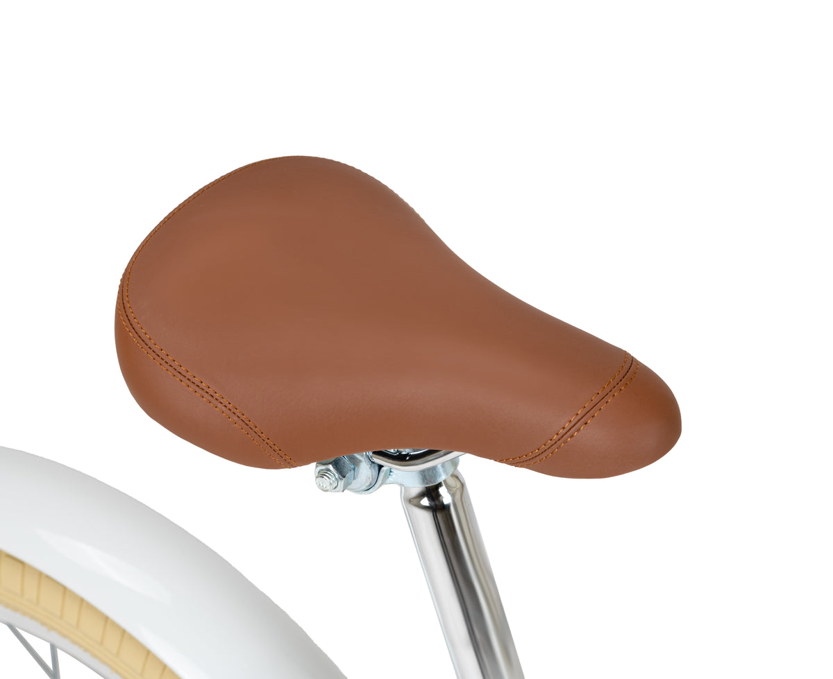 Rizz 14 Inch Peach Kids Bicycle - Platinum Girls