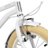 Rizz 12 Inch White Kids Bicycle - Platinum Boys