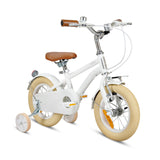 Rizz 14 Inch White Kids Bicycle - Platinum Boys