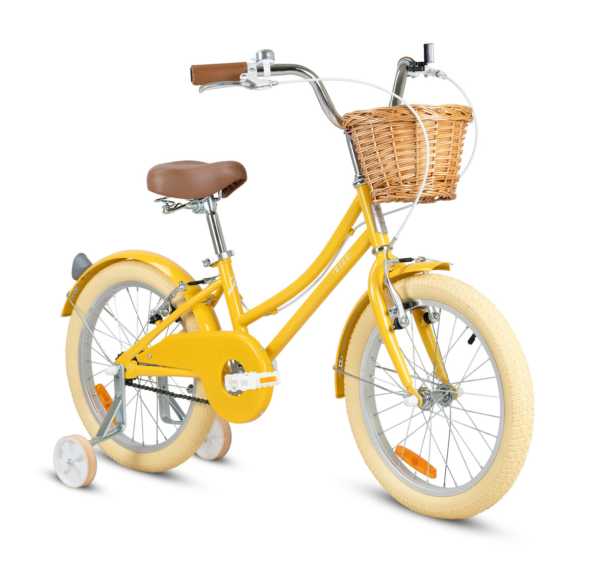 Rizz 20 Inch Yellow Kids Bicycle - Platinum Girls