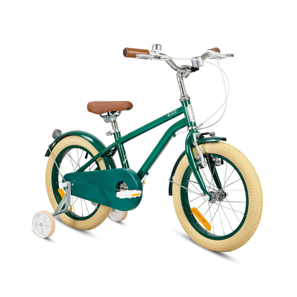 Rizz 16 Inch Green Kids Bicycle - Platinum Boys