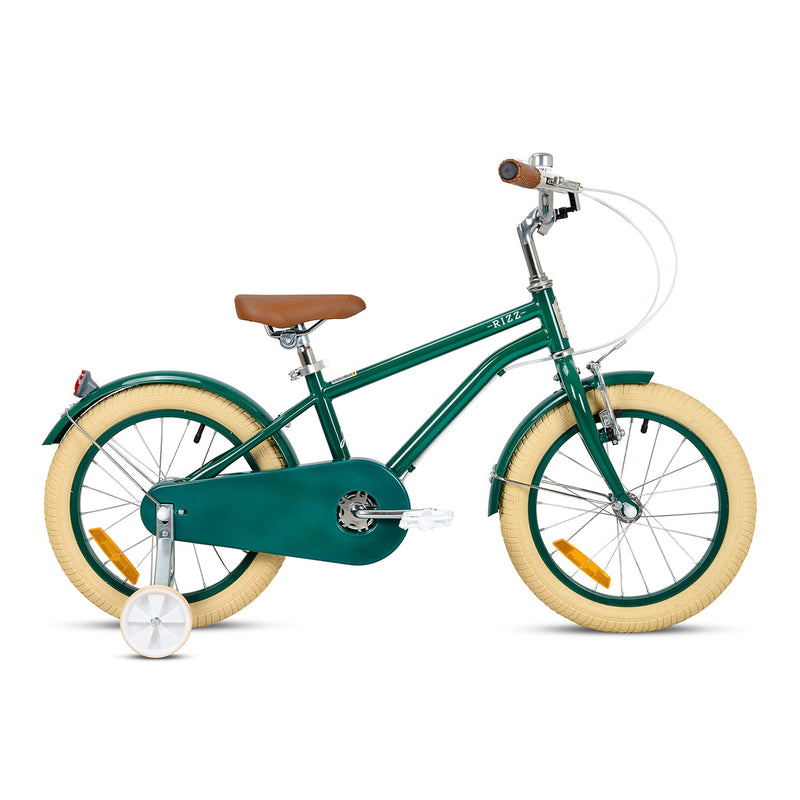 Rizz 16 Inch Green Kids Bicycle - Platinum Boys