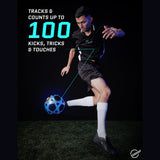 StrikeSphere Soccer Kick-Up Counter Ball with Voice & Light  Interactive Football Training Toy for Kids