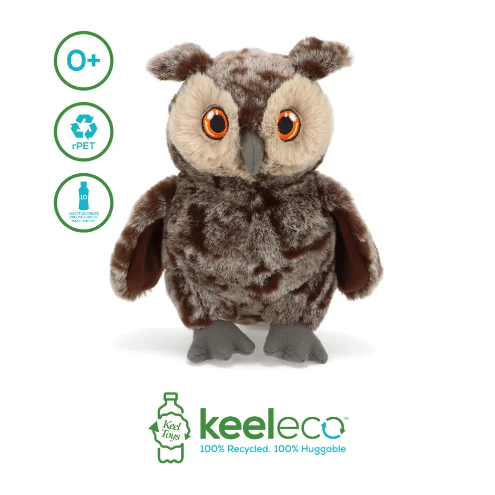 Keeleco Owl 18cm 3Asst